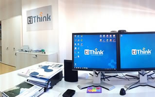 Oficina de tiThink en su sede del edificio Crea